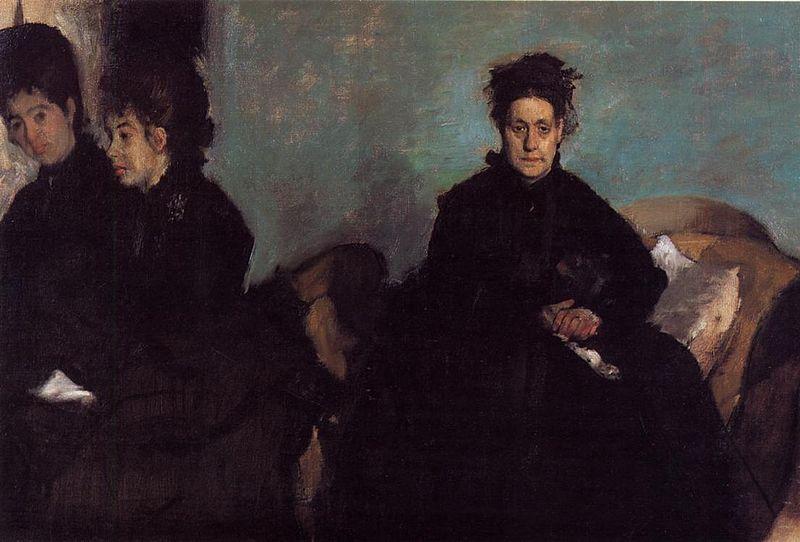 Edgar Degas Duchess di Montajesi with Her Daughters oil painting picture